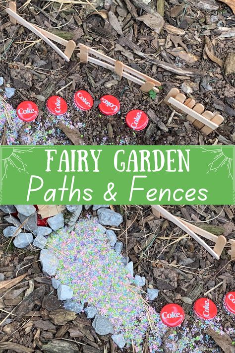 Fairy Garden Fence Diy, Diy Fairy Bridge, Fairy Garden Pathways Diy, Fairy Garden Path, Diy Fairy Garden Ideas Homemade How To Make, Diy Fairy Garden Ideas Homemade, Diy Stone Walkway, Garden Ideas Homemade, Diy Pathway