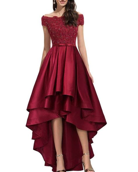 High-Low Dress https://linktr.ee/angelcollections.in A high-low dress is a form of asymmetrical dress. They are typically longer at the back, and shorter at the front. This shape works with casual types of clothes as well as ball gowns. It is the perfect style for anyone who wants to show off their sexy pins, and they’re best paired with high heels or platforms, so the back of the dress doesn’t drag on the floor...#angelcollections Asymmetrical Prom Dress, Sequin Ball Gown, Satin Ball Gown, Lace Beading, Princess Prom Dresses, High Low Prom Dresses, Ball Gowns Princess, V Neck Prom Dresses, Lace Ball Gowns