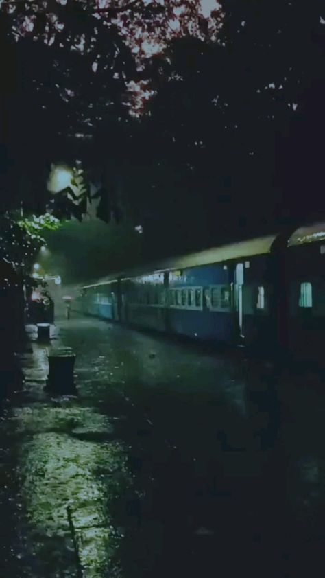 Rain Mood Video, Night Rain Video, Aesthetic Rain Video, Asthetic Vedios, Dark Night Rain Video, Rain Train, Train Video, Rainy Day Aesthetic, Dark Nature Aesthetic