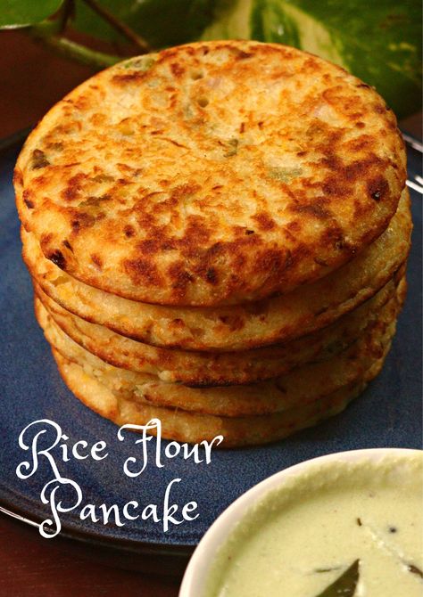 Indian Pancakes Recipe, Rice Pancakes Recipe, Rice Flour Pancakes Recipe, Recipes With Rice Flour, Diner Meals, Carrot Water, Corn Flour Recipes, Recipes With Rice, Rice Flour Pancakes