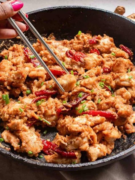 Spicy Peanut Butter Chicken | All Ways Delicious Peanut Butter Chicken Recipe, Spicy Peanut Butter, Butter Noodles, Peanut Butter Chicken, Air Fryer Recipes Appetizers, Peanut Butter Sauce, Butter Chicken Recipe, Spicy Peanuts, Savory Chicken