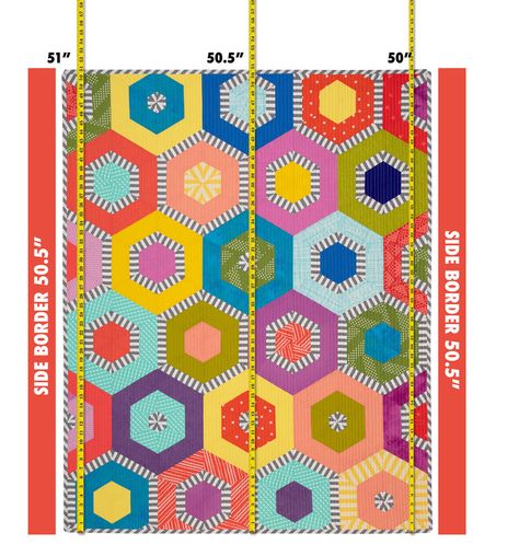 Measuring for Borders Quilt Tips, Dresden Plate Quilt, Making Patterns, Quilting Board, Spring Quilts, Quilt Border, Hexagon Quilt, Contemporary Quilts, Quilting Techniques