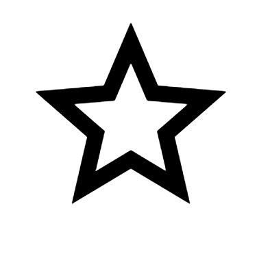 Y2k Star Symbol, Y2k Stars Drawing, Small Y2k Drawings, Y2k Star Drawing, Star Icons Y2k, White Star Icon, Star Icons Aesthetic, Star Symbol Design, How To Draw A Star