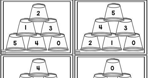 Number Towers Kindergarten, Subitizing Games, Subitizing Cards, Power Towers, Number Talks, Red Solo Cup, Number Patterns, Preschool Learning Activities, Game Cards