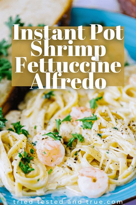 Shrimp Linguine Alfredo, Shrimp Fettucini, Shrimp Broccoli Pasta, Fettucini Alfredo Recipe, Crock Pot Shrimp, Fettuccine Alfredo Sauce, Easy Shrimp Alfredo, Instant Pot Shrimp, Shrimp Pasta Recipes Easy