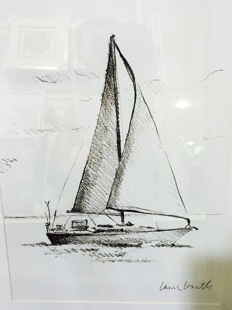 Planning for my sailboat tattoo Sailboat Ink Drawing, Feminine Boat Tattoo, Fine Line Sailboat Tattoo, Drawing Sailboats, Draw Sailboat, Sailing Boat Drawing, Tattoo Sailboat, Sail Boat Tattoo, Sail Boat Drawing