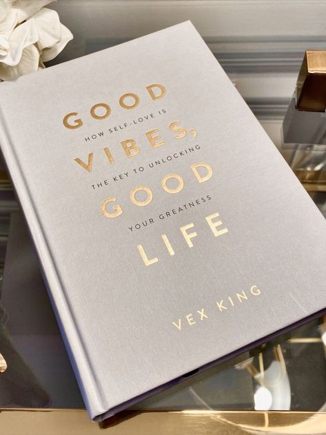 Good Vibes Good Life Book, Good Vibes Good Life, Vex King, Empowering Books, Gold Coffee, Gold Book, Inspirational Books To Read, Gold Coffee Table, Coffee Table Book