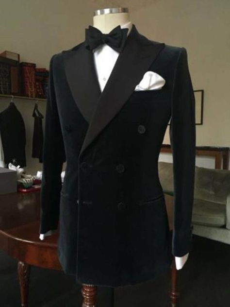 Velvet Prom Suit, Party Wear Blazers, Men's Tuxedo Wedding, Gentleman Mode, Velvet Dinner Jacket, Black Blazer Men, Blazer Wedding, Prom Blazers, Prom For Guys