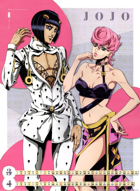 JoJo's Bizarre Encyclopedia on Twitter: "JJBA: Golden Wind 2020 Calendar // Artwork by Shinichi Machida (町田真一)… " Jojo Wiki, Trish Una, Jojo's Bizarre Adventure Characters, Bruno Bucciarati, Adventurous Women, 2020 Calendar, Jojo Parts, Jojo's Bizarre Adventure Anime, Jojo Anime