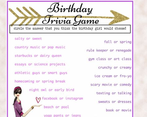 Birthday Party Game Ideas, 21st Birthday Party Games, Sleepover Stuff, Girls Birthday Party Games, Party Game Ideas, Sleepover Party Games, Birthday Party Game, Teen Party Games, 13 Birthday