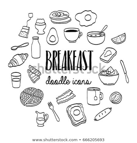 Breakfast Food Doodles, Breakfast Drawing Easy, Recipe Doodles, Breakfast Doodles, Breakfast Sketch, Breakfast Drawing, Breakfast Clipart, Food Font, Teaching Babies