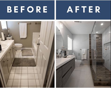 Tub Shower Conversion, Garden Tub Into Shower Conversion, Bathtub Into Shower Converting, Small Bathroom Ideas Remodel Tub Shower Combo, Bath Tub To Shower Conversion Walk In, Garden Tub To Walk In Shower Remodel, Bathtub To Shower Conversion, Changing Tub To Shower Only, Shower With Bathtub Inside Walk In