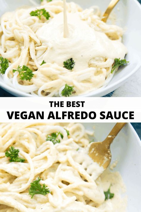 Vegan Alfredo Sauce Coconut Milk, Pasta With Coconut Milk Sauce, Keri Breakfast, Coconut Milk Alfredo, Whole30 Sauces, Dairy Free Alfredo, Dairy Free Alfredo Sauce, Salty Recipes, Vegan Alfredo Sauce