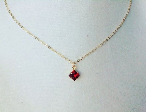 Red Ruby Necklace Aesthetic, Gold And Ruby Jewelry, Gold And Ruby Necklace, Ruby Birthstone Jewelry, Simple Ruby Necklace Designs, Ruby And Gold Jewelry, Ruby Necklace Simple, Ruby Jewelry Necklaces Gold, Red Ruby Necklace