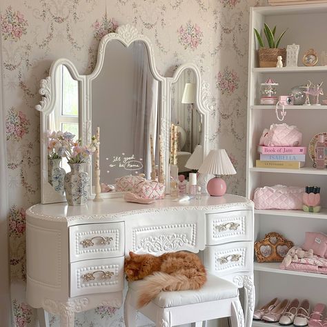 All posts • Instagram Rococo Room, Rococo Interior Design, Rococo Aesthetic, Rococo Interior, Girly Room Decor, Dream Bedroom Inspiration, Princess Bedroom, Girly Room, Cute Room Ideas