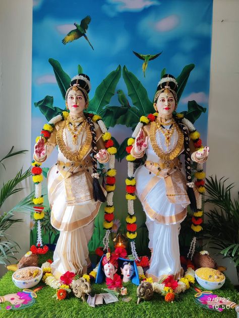 My Mahalakshmi 😇 Gauri Pujan Decoration, Ganpati Gauri Decoration At Home, Gauri Decoration Ideas, Gauri Decoration Ideas At Home, Mahalakshmi Decoration At Home, Mahalaxmi Photo, Mahalaxmi Decoration Ideas At Home, Gauri Ganpati Decoration Ideas, Gauri Pujan