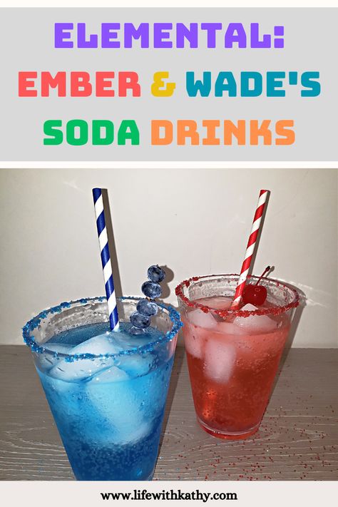 AD I've been so ready for the release of Disney and Pixar's Elemental I'm so glad I had the chance to see this movie, because I thought it was amazing. My daughters and I loved it so much. It's nice that they made a movie about the elements. It was so good! In inspiration of the movie coming out on digital, I decided to make a soda beverage. This is the Elemental: Ember & Wade's Soda Drink recipe. You can find it on my blog along with more info on the movie. #Elemental Elemental Movie Snacks, Elemental Movie Theme Dinner, Elemental Party Food, Elemental Movie Night Ideas, Element Birthday Party, Elemental Food Ideas, Elemental Movie Activities, Elemental Themed Birthday Party, Elements Party Theme