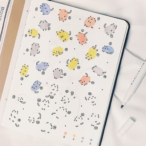 Aorable cat-themed mood tracker!😹😺 This one is made by @byclairee. - Follow @moody.oasis for more inspiration!🌈 - Online store coming soon!… Cute Bujo Ideas, Cute Bujo Themes, Bujo Cat Theme, Daily Tracker Ideas, Journaling Mood Tracker, May Bujo Theme, Bujo Tracker Ideas, Bujo Mood Tracker Ideas, Cat Bullet Journal