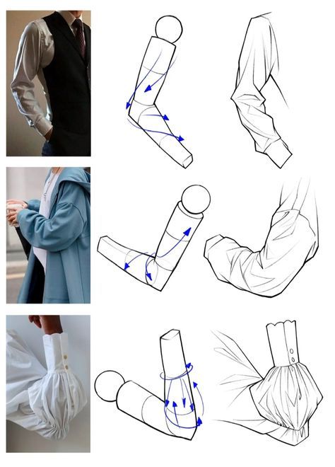 Clothes Fold Drawing, Manga Drawing Tutorials, Body Reference Drawing, Digital Painting Tutorials, Figure Drawing Reference, Body Drawing, Anatomy Reference, Drawing Clothes, Drawing Lessons