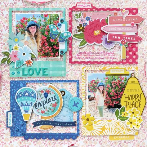 Paige Taylor Evans | 3 layouts based on the same sketch - swipe to see them all! #peadventurous #paigetaylorevans #americancrafts #scrapbooking | Instagram Paige Evans Scrapbook Layouts, Afternoon Crafts, Scrapbook Pages Layouts, Scrapbooking Layouts Travel, Family Layout, Paige Taylor, Paige Evans, Scrapbook Layout Sketches, Puffy Stickers