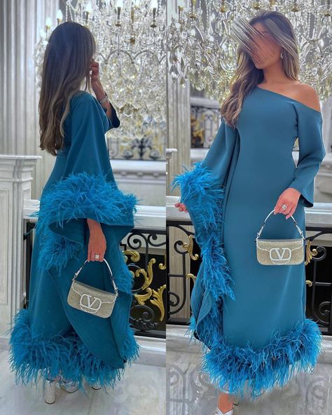 Bubu Gown, Robes Glamour, Dress Abaya, Modest Dresses Fashion, Fur Dress, Stay Tune, Chic Dress Classy, Dinner Dress Classy, African Fashion Women Clothing