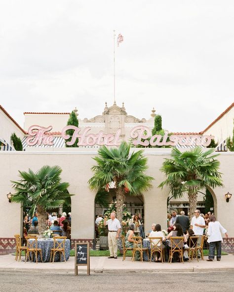 Shannon Skloss | Photographer on Instagram: “Wanting a super fun, and historical wedding venue? Check out the @hotelpaisanomarfa! Loved shooting Charlotte and Kody’s wedding there a…” Marfa Wedding, Historical Wedding, Wedding Venue, Dolores Park, Wedding Venues, Hotel, Instagram Photos, Photographer, Travel