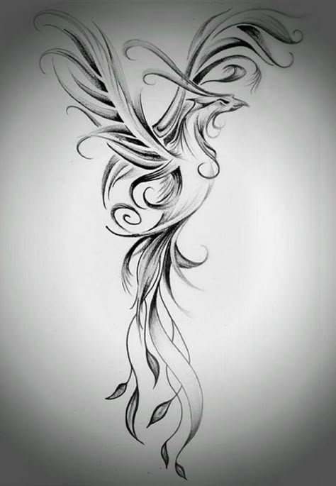 Phoenix Black And White, Save Me Taekook, Phoenix Feather Tattoos, Phoenix Tattoo Feminine, Small Phoenix Tattoos, Phoenix Bird Tattoos, Rib Tattoos For Women, Black And White Art Print, Phoenix Tattoo Design