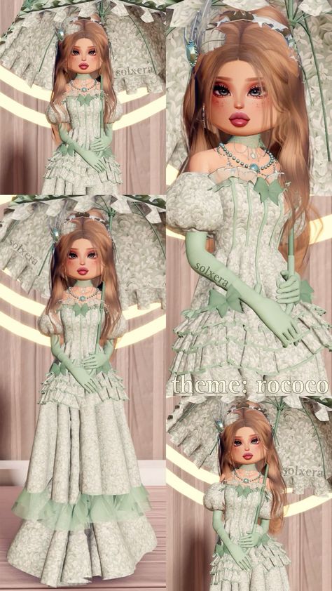 dress to impress rococo outfit Roccoco Dresses, Rococo Outfit, Dresses For Dolls, Rococo Dress, Vip Dress, Africa Trip, Rococo Fashion, Outfit Collection, American Dress