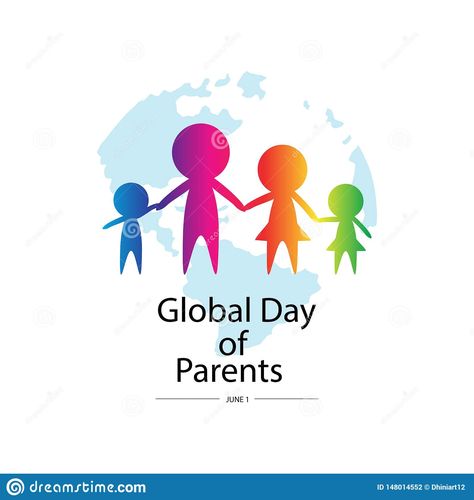 Global Day Of Parents, June 1, Stock Vector, Vector Illustration, Parenting, Quick Saves