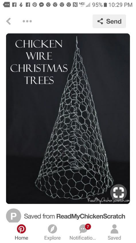 chicken wire christmas trees Chicken Wire Christmas Tree, Christmas Decoration Outdoor, Wire Christmas Tree, Diy Christmas Lights, Outdoor Christmas Decor, Outdoor Christmas Tree, Christmas Tree Painting, Christmas Parade, 50 Christmas