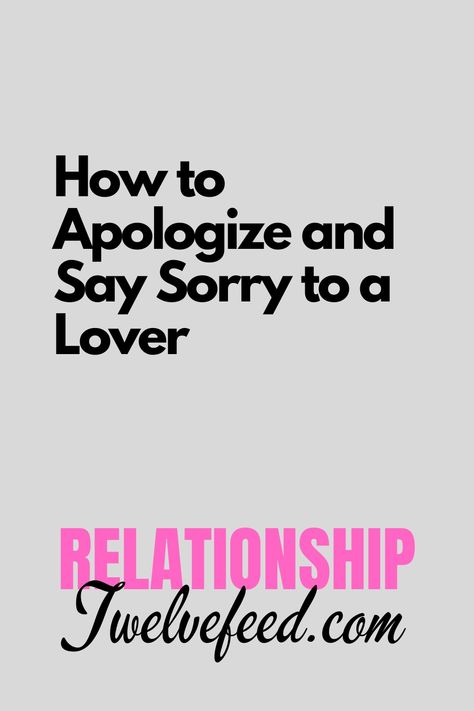 How to Apologize and Say Sorry to a Lover
relationship, relationshipadvice, healthyrelationship, hissecretobsession, longdistancerelationship, relationshipcounseling, dating, truelove, couplegoals, datingsites, onlinedating, bumble, marriagecounseling, couplestherapynearme, couplescounseling, datingcoach, depression, relationshipcounseling, matchdating, kiss, romance, couple, family, relationshiphelp, relationshipsupport How To Say Sorry, Love Advice Quotes, Relationship Advice Questions, Fixing Relationships, Love Letters To Your Boyfriend, Relationship Repair, Say Sorry, Female Quotes, Relationship Counselling