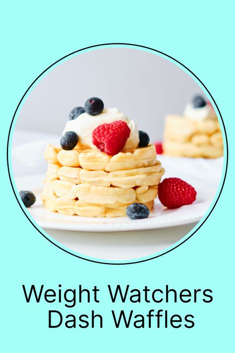 Ww Waffle Maker Recipes, Ww Waffles Recipe, Ww Waffle Recipe, Weight Watchers Waffles, Ww Waffles, Weight Watchers Waffle Recipe, Waffle Bowl Recipe, Weight Watchers Pancakes, Quick And Healthy Breakfast