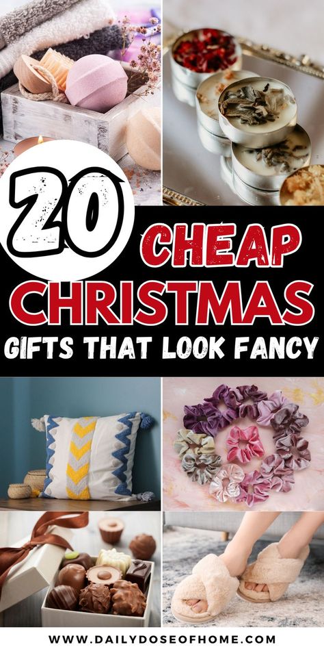 cheap christmas gifts that look expensive Super Cheap Christmas Gifts, 10 Dollar Christmas Gift Ideas, Cheap Thoughtful Christmas Gifts, Cheap Gifts For Family, Cheap Christmas Gifts Diy, Low Budget Christmas Gifts, Cheap Christmas Gifts For Family, Christmas Gifts For Coworkers Diy, Cheap Christmas Gifts For Friends