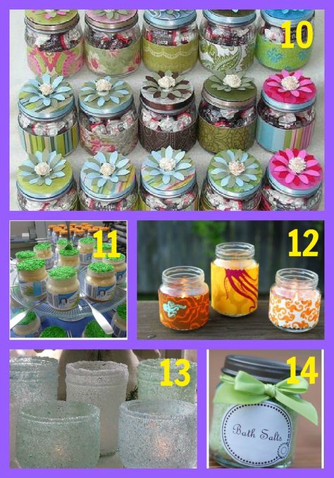 baby food jars project ideas/could adapt some ideas to mason jars Baby Jar Crafts, Baby Food Jars Diy, Baby Jars, Baby Food Jar Crafts, Foam Stickers, Tiny Glass Jars, Scratch Book, Diy Baby Food, Baby Food Containers