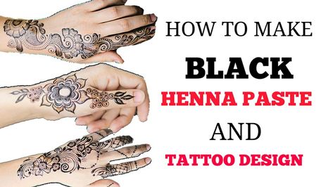 How to make your own henna paste at home. How To Make Henna Paste For Hands, Homemade Henna, How To Do Henna, What Is Henna, Henna Tattoo Diy, Henna Images, How To Make Henna, White Henna Tattoo, Henna Ink