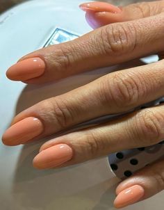 #BEAUTY ,#REALATIONSHIPS #Fashion #Outfits #SUMMER Outfits #Animals Peach Wedding Nails, Pale Orange Nails, Peachy Nude Nails, Light Peach Nails, Apricot Nails, Chorme Nails, Nails For Pale Skin, Peachy Nails, Fine Nails