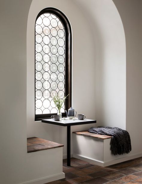 Los Altos - Mediterranean - Dining Room - Santa Barbara - by Tom Meaney Architect, AIA | Houzz Mediterranean Dining, Mediterranean Dining Room, Simple Building, Interior Design Your Home, Hacienda Style, Window Seat, Home Room Design, Dream House Decor, Dream Home Design