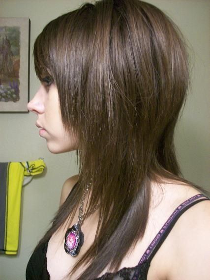 I HAVE THIS CUT- LOVE IT
~If you live in AL I can give you my salon name Feathered Hairstyles Straight, Straight Hair Texture, Shaggy Scene Hair, Medium Length Haircut Edgy Straight, Straight Shag Haircut, Haircuts For Thinner Hair, Layered Hair Straight, Mid Length Shag, Straight Shag