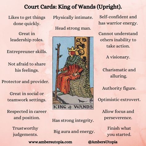 The King of Wands, in an upright position from the suit of wands in the tarot deck and its meanings, including the astrology and numerology meanings. 

#KingofWands #SuitofWands #TarotCardMeanings #Tarot Tarot Cards King Of Wands, King Of Wands Reversed, King Of Cups Tarot Meaning, Tarot King Of Wands, King Of Wands Tarot Meaning, Knight Of Wands Tarot Meaning, Queen Of Wands Tarot Meaning, King Of Wands Tarot, Queen Of Wands Tarot Card