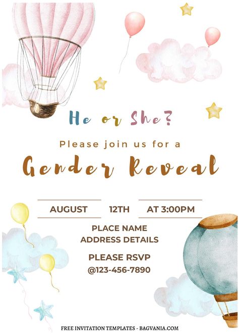 Gender Reveal Template Free Printable, Gender Reveal Invitation Ideas Template, Gender Reveal Invitations Template Free, Gender Reveal Invitation Ideas, Gender Reveal Template, Gender Reveal Invites, Indian Baby Shower Decorations, Gender Reveal Cards, Gender Reveal Baby Shower Themes