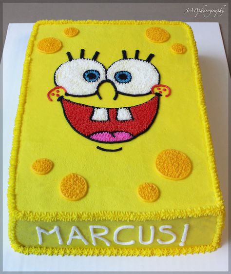 spongebob cakes | Spongebob Cake Vol. 2 | Sarah's Sweets & Treats Spongebob Squarepants Cake, Spongebob Face, Spongebob Birthday Cake, Spongebob Faces, Face Cake, Spongebob Cake, Spongebob Birthday Party, Spongebob Party, Spongebob Square