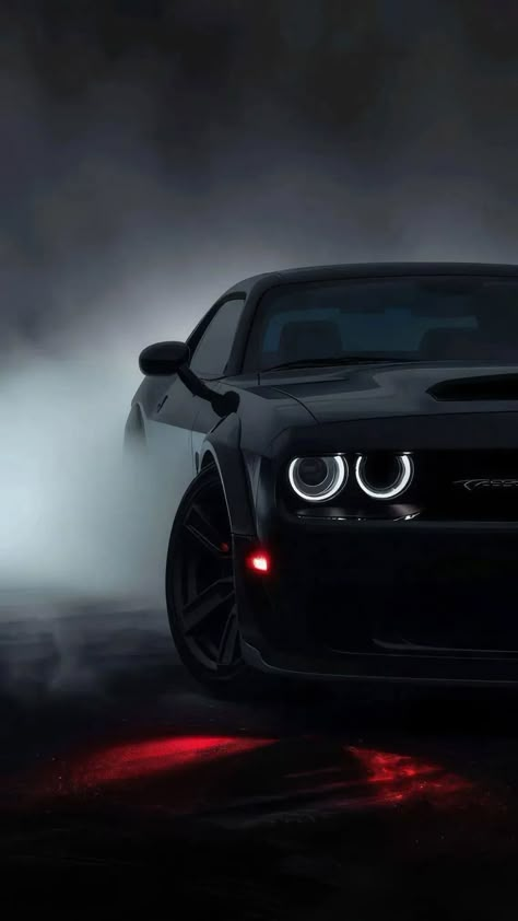 Black Car Wallpaper, Dodge Demon, Dodge Challenger Hellcat, Challenger Hellcat, Good Looking Cars, Challenger Srt Hellcat, Dodge Challenger Srt Hellcat, Sports Car Wallpaper, Dodge Muscle Cars