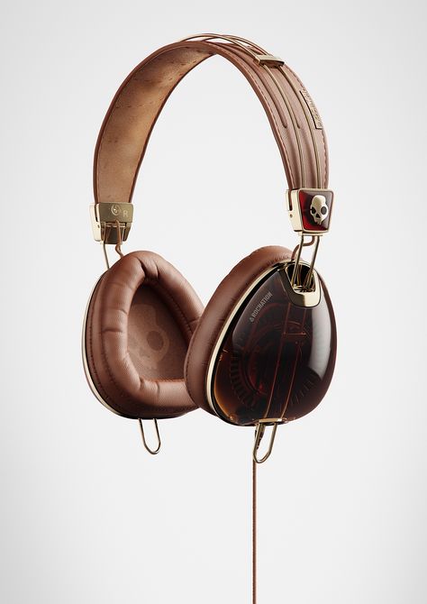 Funky Headphones, Brown Headphones, Random Things To Buy, Headphone Design, Roc Nation, Headphones Design, Retro Gadgets, Kids Electronics, Creative Industries