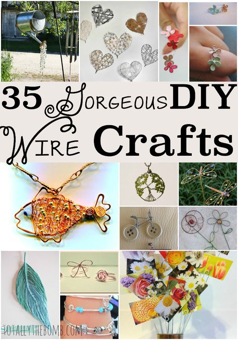 Wire Crafts Diy, Wire Diy Crafts, Arts And Crafts For Adults, Wire Diy, Art And Craft Videos, Diy And Crafts Sewing, Wire Sculpture, Crafts For Girls, Wire Crafts