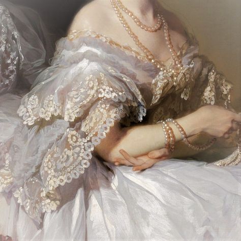 Ivan Makarov    —    Portrait of Anastasia Ushakova. detail. circa 1866 Ivan Makarov, Rococo Aesthetic, Images Terrifiantes, Era Victoria, Victorian Paintings, Antique Aesthetic, Rennaissance Art, Art Details, Royal Aesthetic