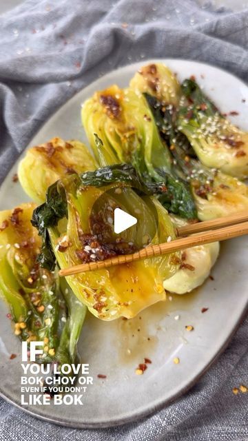 Bock Choy Recipe, Bock Choy How To Cook, Bokchoy Healthy Recipe, Bokchoy Sidedish Roasted, Chicken & Bokchoy, Veggie Side Dish Recipes, Pak Choi, Low Carb Veggies, Roasted Vegetable Recipes