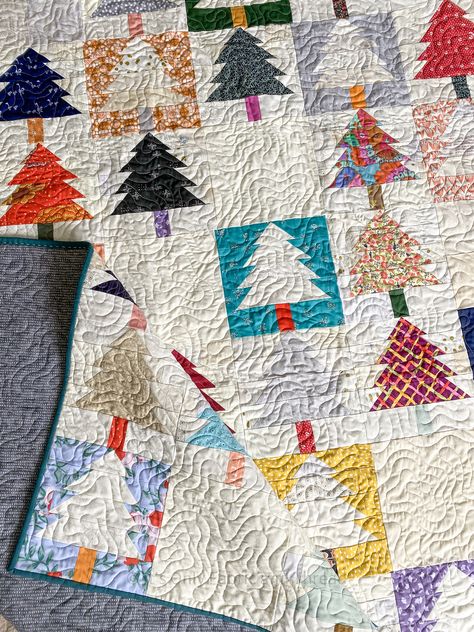 Forest Quilt Pattern, Wonky Christmas Tree, Tree Quilt Block Pattern, Trees Quilt Pattern, Quilt Wreath, Christmas Tree Quilt Block Patterns, Schoolhouse Quilt, Christmas Tree Quilts, Christmas Tree Quilt Pattern