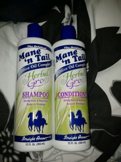 Mane 'n Tail 'herbal grow'. Favourite shampoo/conditioner. Doesn't leave oily residue, makes my hair feel clean for at least two days! Hair Tricks, Mane N Tail, Hair Affair, Beauty Remedies, Styling Products, Shampoo Conditioner, Hair Styling, Hair Products, My Hair