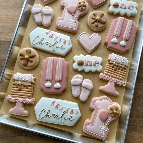 Emily Perkins (@thecookiedesigner) • Instagram photos and videos Emily Perkins, First Birthday Theme, First Birthday Cookies, Pancakes And Pajamas, Valentine Sugar Cookies, Baby Shower Brunch, First Birthday Themes, Valentine Theme, Birthday Party Planning