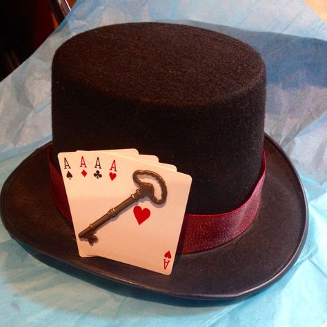 Magician Hat; Just Jenn Home Arts Magician Costume Female, Magician Halloween Costume, Diy Magician Costume, Magician Costume Man, Magician Oc, Themed Top Hat For Halloween Cosplay, Magician Outfit, Magician Hat Drawing, Magician Hat